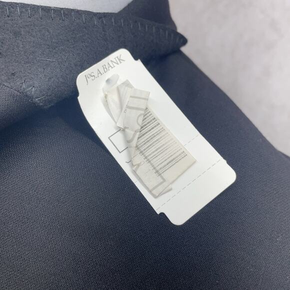 Jos A Bank Signature Collection Mens 43L Black Tailored Fit Blazer Suit Jacket - Picture 6 of 8